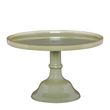 CAKE STAND SAGE 25X15.5CM, TORTE