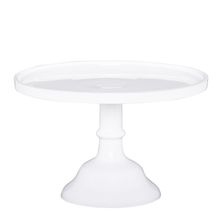 CAKE STAND WHITE 25X15.5CM, TORTE