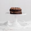 CAKE STAND WHITE 25X15.5CM, TORTE