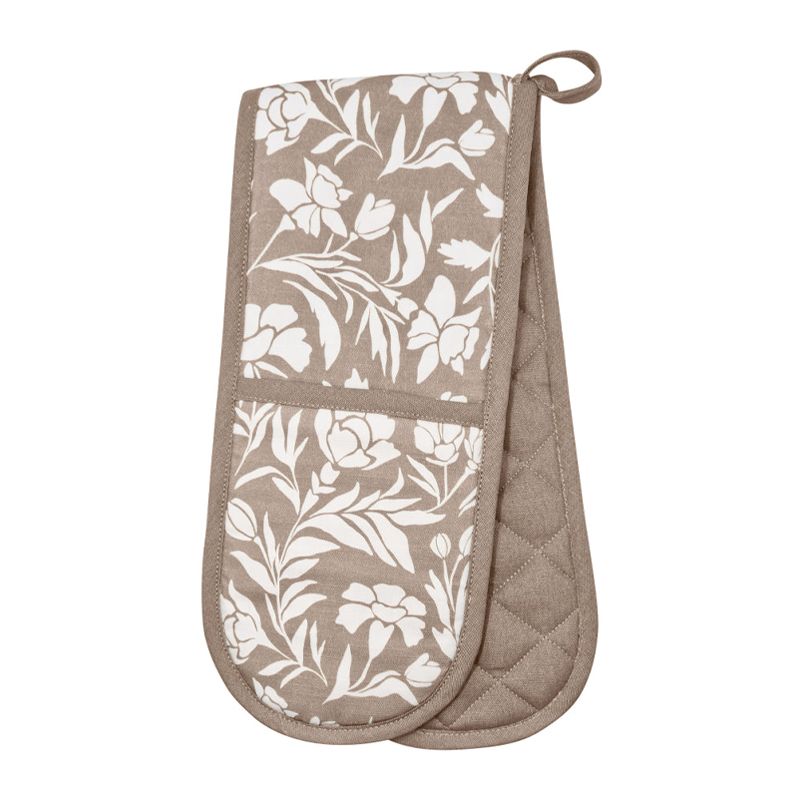 DOUBLE OVEN GLOVE JASMINE NUDE