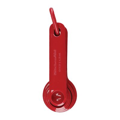 MEASURING SPOONS 5PCE RED, KA