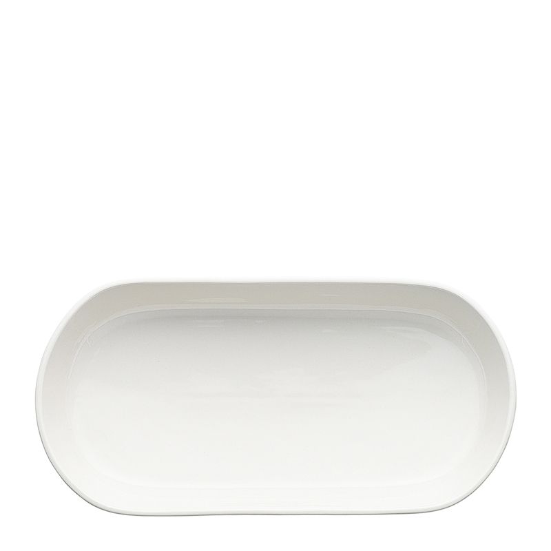 BOWL SERVING OVAL WHITE 30X14CM, ORIGIN