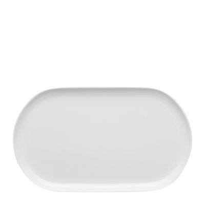 PLATTER OVAL WHT 40.5X24CM ORIGIN