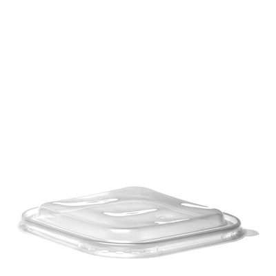 PP CLEAR LID FOR SQUARE TAKEAWAY BASES, BIOPAK