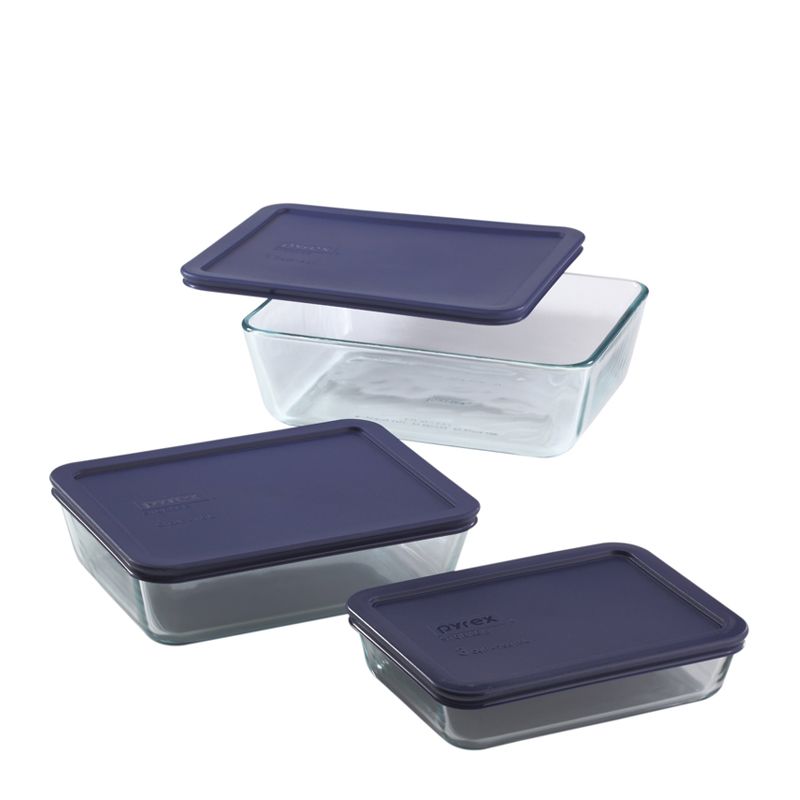 CONTAINER STORAGE SET 6, PYREX