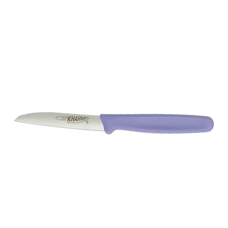 KNIFE PARING PURPLE 80MM, KHARVE