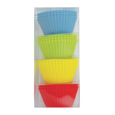 MUFFIN CUPS SILICONE 12PK 9CM, AVANTI