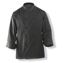 CHEF JACKET BLACK L/SLEEVE-M-DARLING