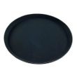 FIBREGLASS N/SLIP ROUND TRAY BLK