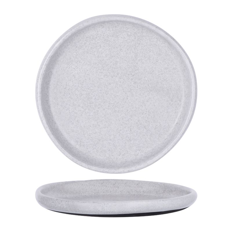 PLATE RND 205X21MM ASH GREY TK NATURALS