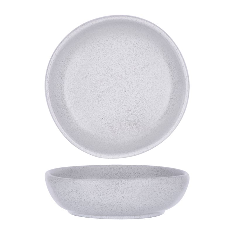 BOWL ORGANI185X59MM ASH GREY TK NATURALS