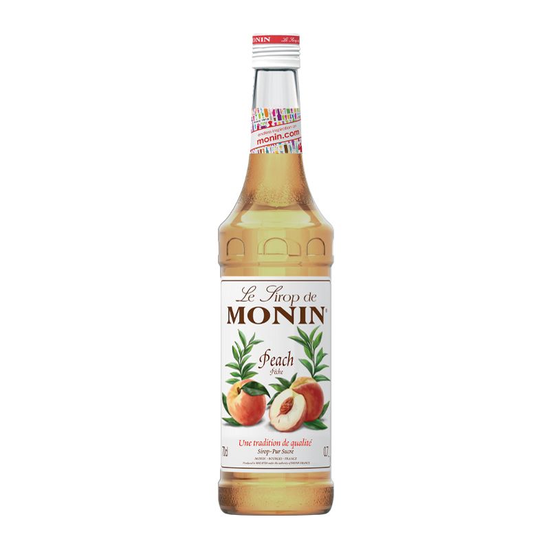 PEACH SYRUP 700ML, MONIN