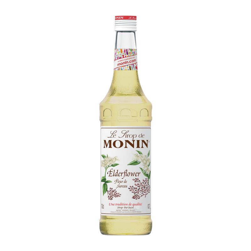 ELDERFLOWER SYRUP 700ML, MONIN