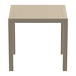 TABLE TAUPE 80, SIESTA ARES