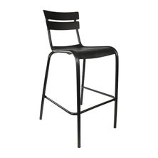 STOOL BLK, DURAFURN LISBON