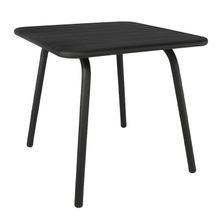 TABLE 80X80 BLK, DURAFURN LISBON