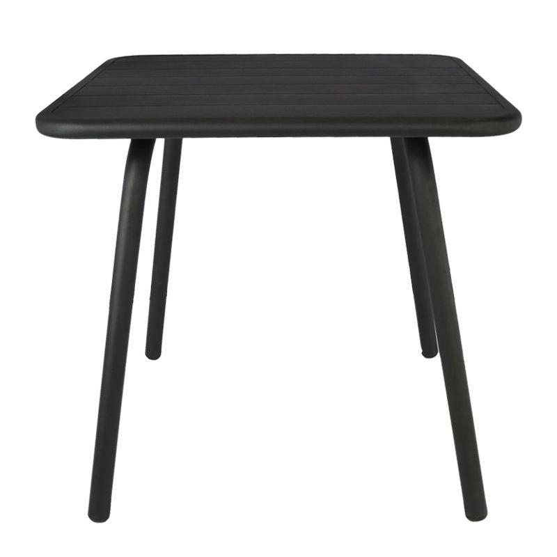 TABLE 80X80 BLK, DURAFURN LISBON