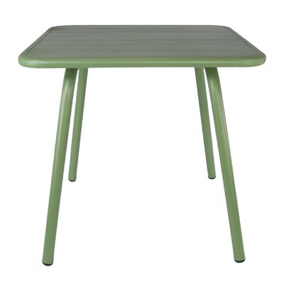 TABLE 80X80 GREEN, DURAFURN LISBON