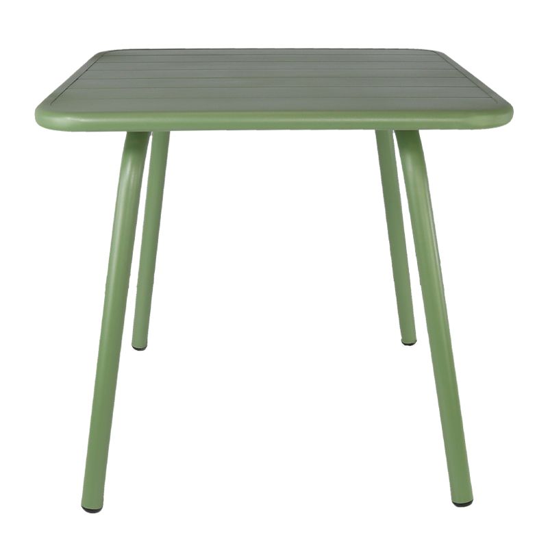 TABLE 80X80 GREEN, DURAFURN LISBON