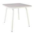 TABLE 80X80 WHT, DURAFURN LISBON