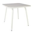 TABLE 80X80 WHT, DURAFURN LISBON