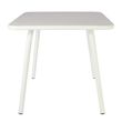 TABLE 80X80 WHT, DURAFURN LISBON