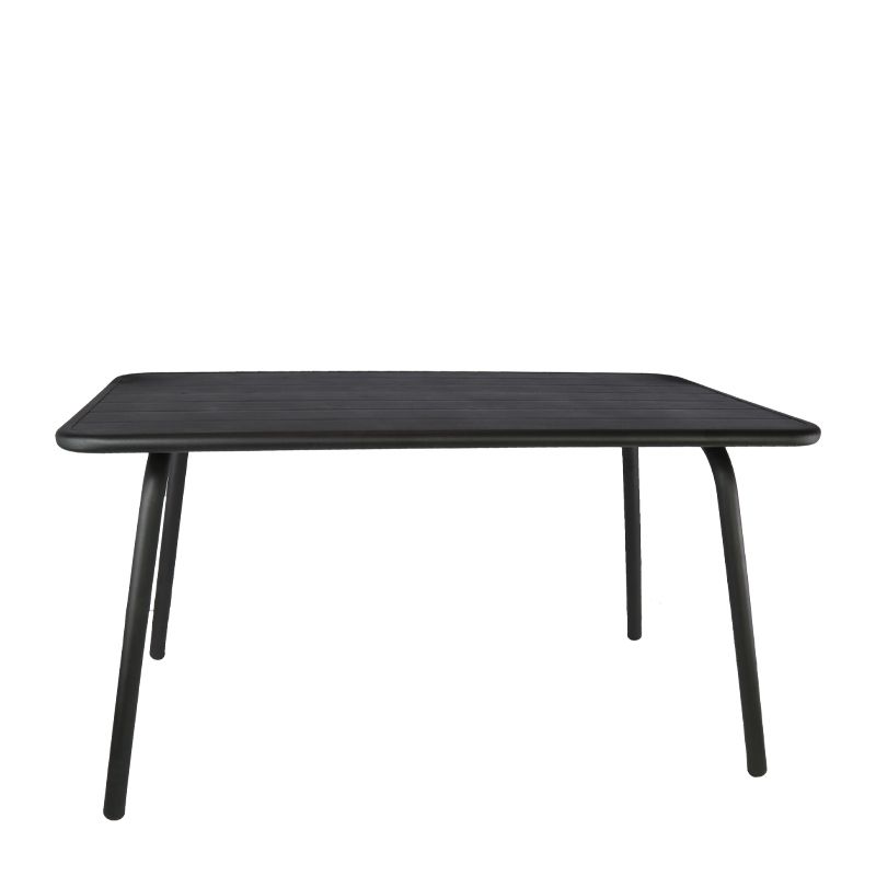 TABLE 140X80 BLK, DURAFURN LISBON