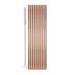 STRAWS S/STEEL COPPER 10PK 215X65MM