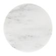 PLATTER ROUND WHITE MARBLE 30CM