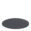 PLATTER ROUND SLATE 34CM