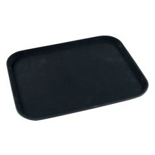 RECT TRAY BLK 380X510MM, PLASTIC N/SLIP