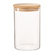 STORAGE JAR W/WOODEN LID 1LT, ARGON