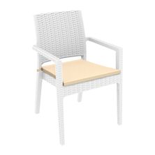 CHAIR WHT BEIGE , SIESTA IBIZA