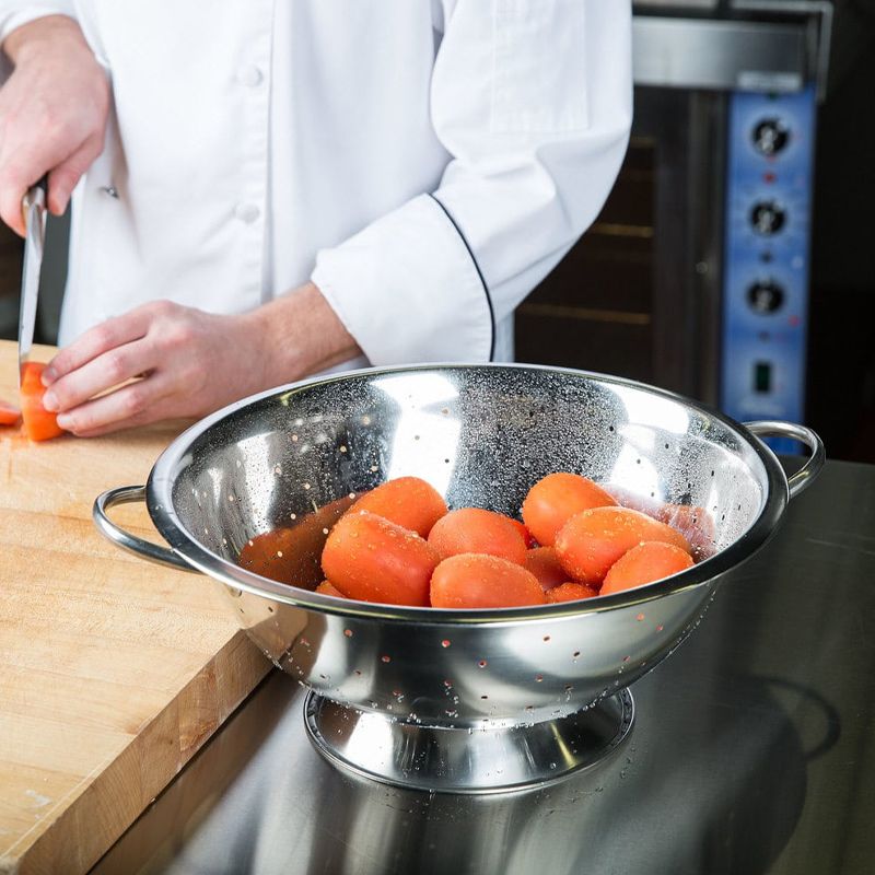 COLANDER STAINLESS STEEL 34CM 8 LTRE