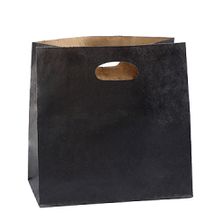 BAG TAKEAWAY BLK D/C 28X28X15, 1PCE