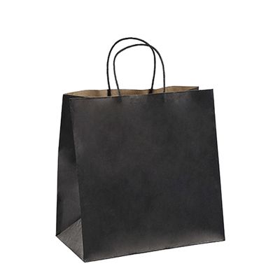 BLACK TWIST HANDLE TAKEAWAY BAG, DETPAK