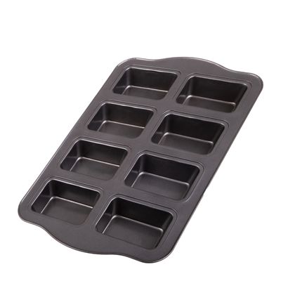 RECTANGLE LOAF PAN MINI 8 CUP N/S, D/BAKE