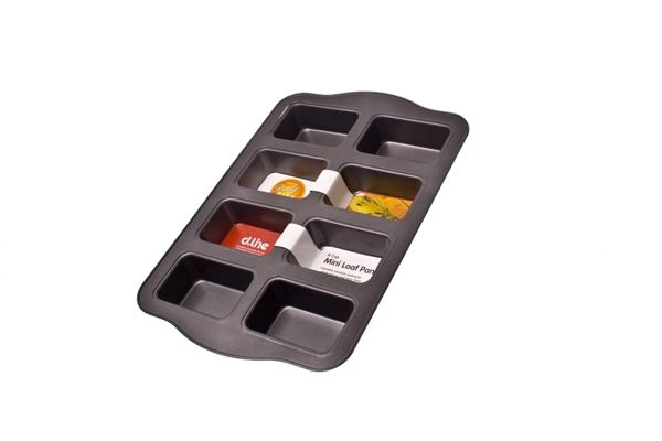 RECTANGLE LOAF PAN MINI 8 CUP N/S, DLINE