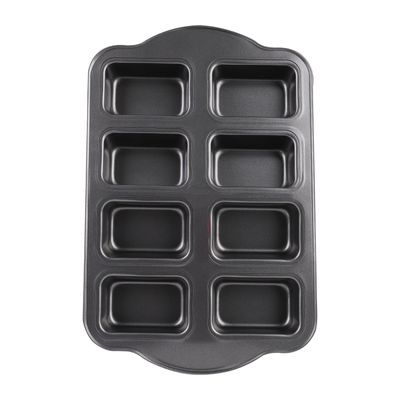 RECTANGLE LOAF PAN MINI 8 CUP N/S, D/BAKE