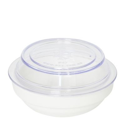 ROUND COVER CLEAR 125mm LOW PROFILE SAN (47)