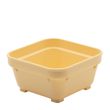 SQUARE BOWL 100MM YELLOW PP (19)