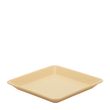 BREAD/BUTTER PLATE 140 x 140mm YELLOW PP (23)