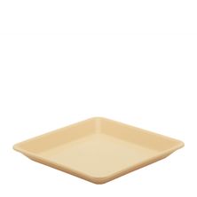 BREAD/BUTTER PLATE 140 x 140mm YELLOW PP (23)