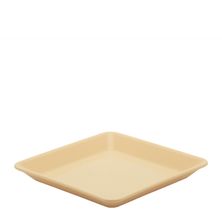 BREAD/BUTTER PLATE 140 x 140mm YELLOW PP (23)