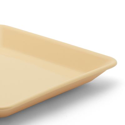 BREAD/BUTTER PLATE 140 x 140mm YELLOW PP (23)