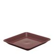 BREAD/BUTTER PLATE 140 x 140mm BURGUNDY PP (23)