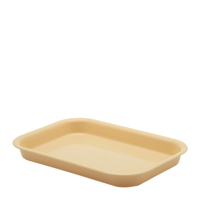 RECTANGULAR TRAY YELLOW PP (25)