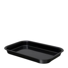 RECTANGULAR TRAY BLACK PP (25)