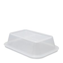 COVER TO SUIT #25 RECTANGULAR TRAY CLEAR PP(28)