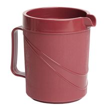 MODERNE INSULATED JUG 600ml BURGUNDY PP/PU (44)